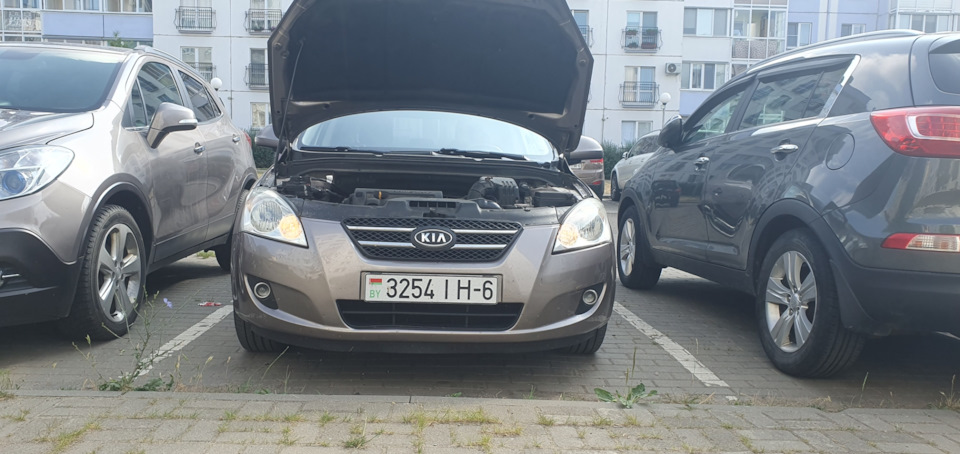 dho-light v2.0.3d (дальний в полнакала)На kia ceed — KIA Ceed (1G), 1,4 ...