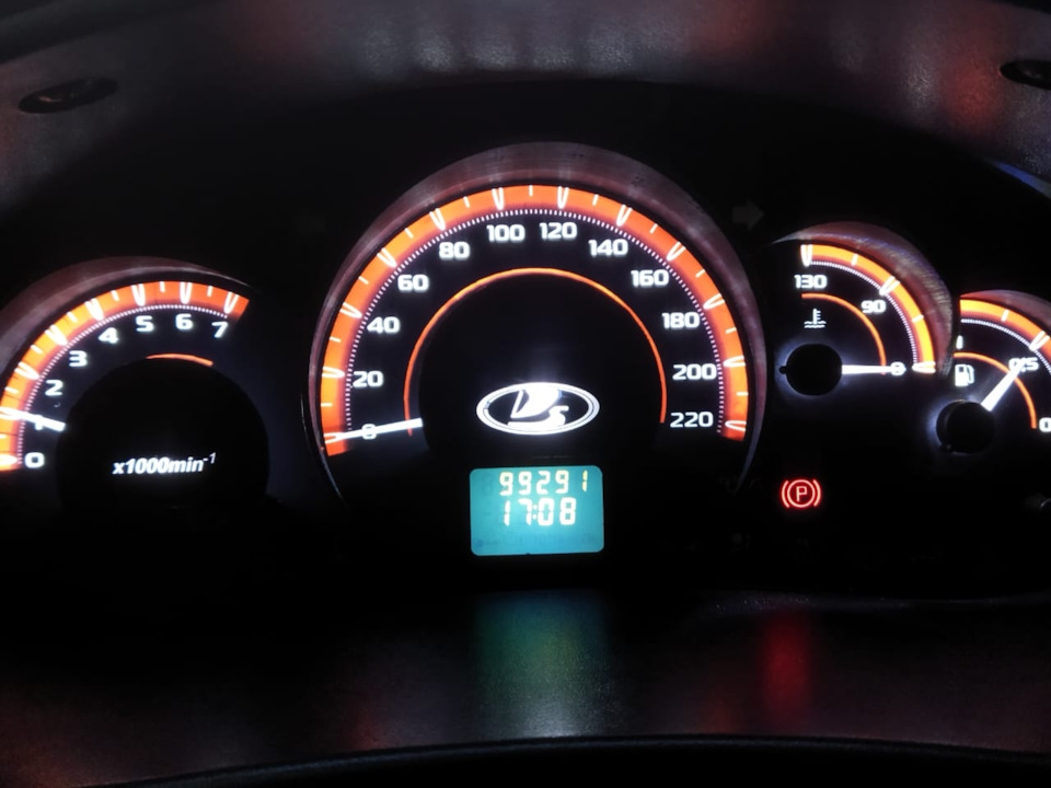 Приборка — Lada Калина Универсал (1G), 1,6 л, 2011 года | стайлинг | DRIVE2
