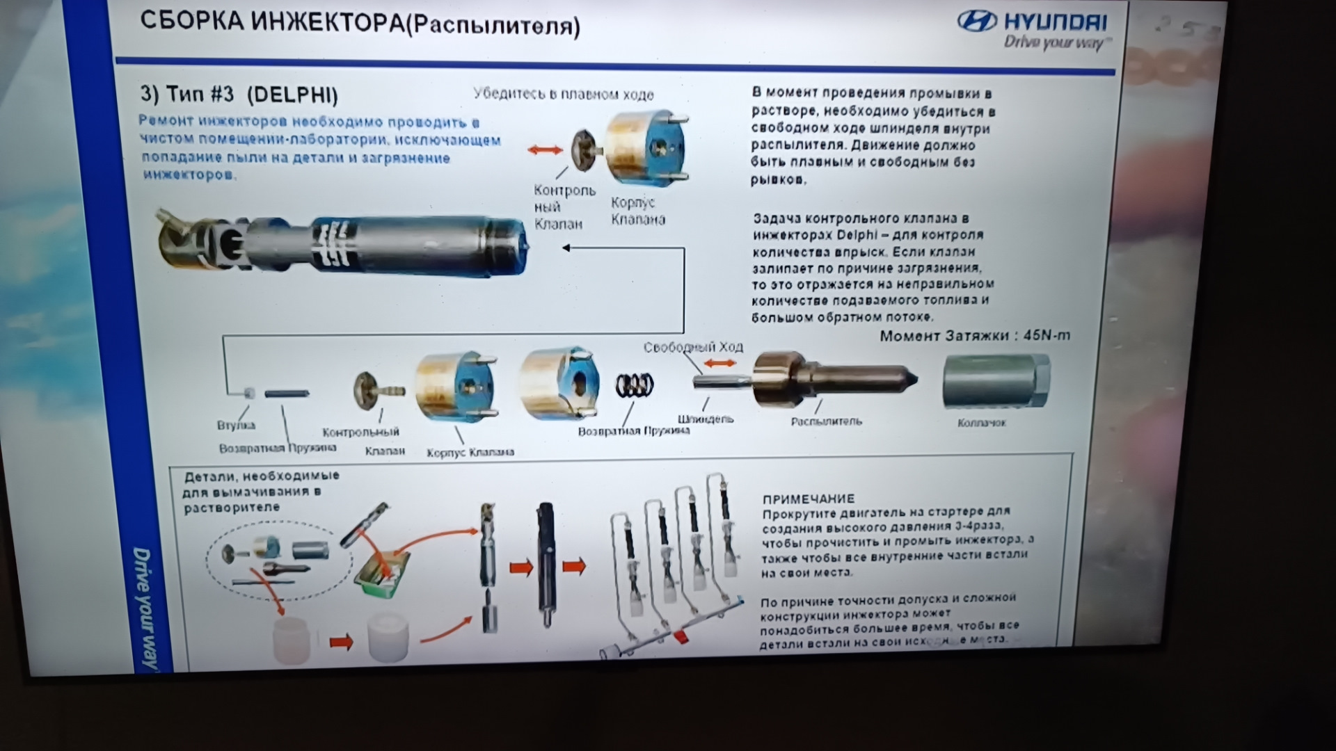 Механическая обработка посадочных поверхностей распылителя