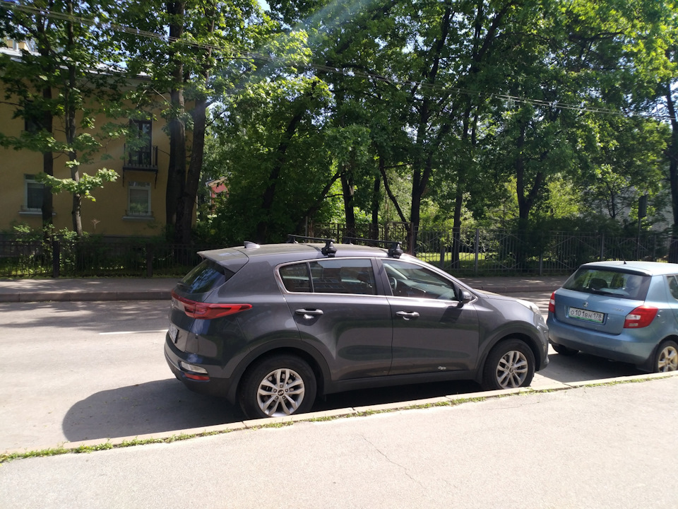 Багажник на крышу — KIA Sportage (4G), 2 л, 2018 года | аксессуары | DRIVE2