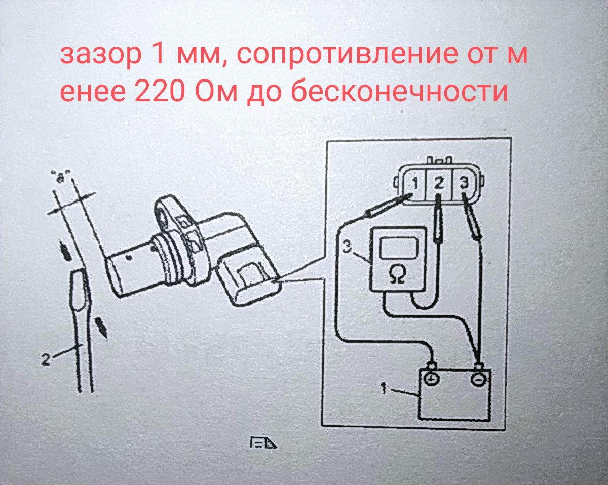 Схема датчика распредвала лансер 9