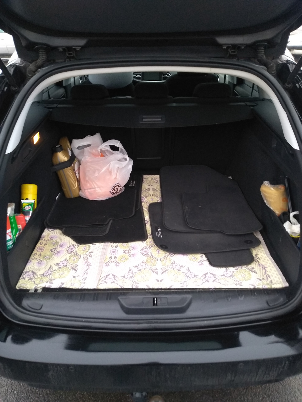 Ковёр в багажник — Peugeot 308 SW (2G), 1,6 л, 2015 года | аксессуары ...