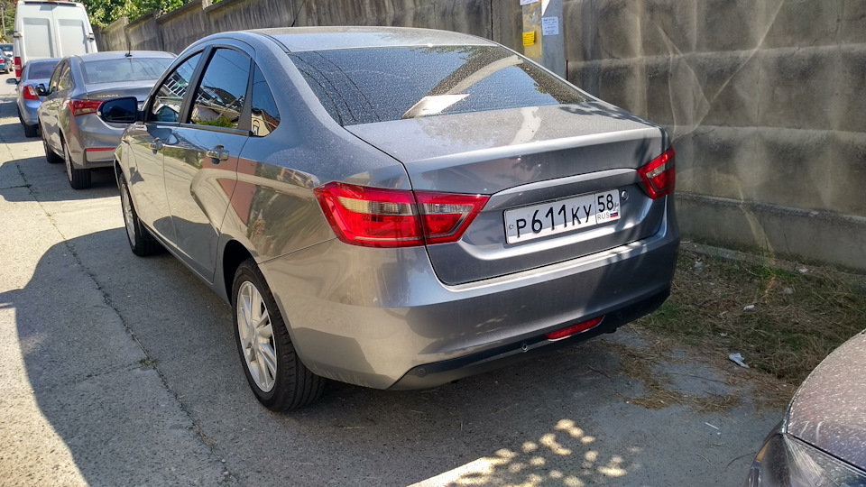 Сабля и фонари — Lada Vesta, 1,6 л, 2017 года | стайлинг | DRIVE2