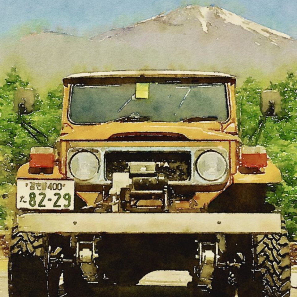 Это фото Японского клуба. Плюс Призма — Toyota Land Cruiser 40