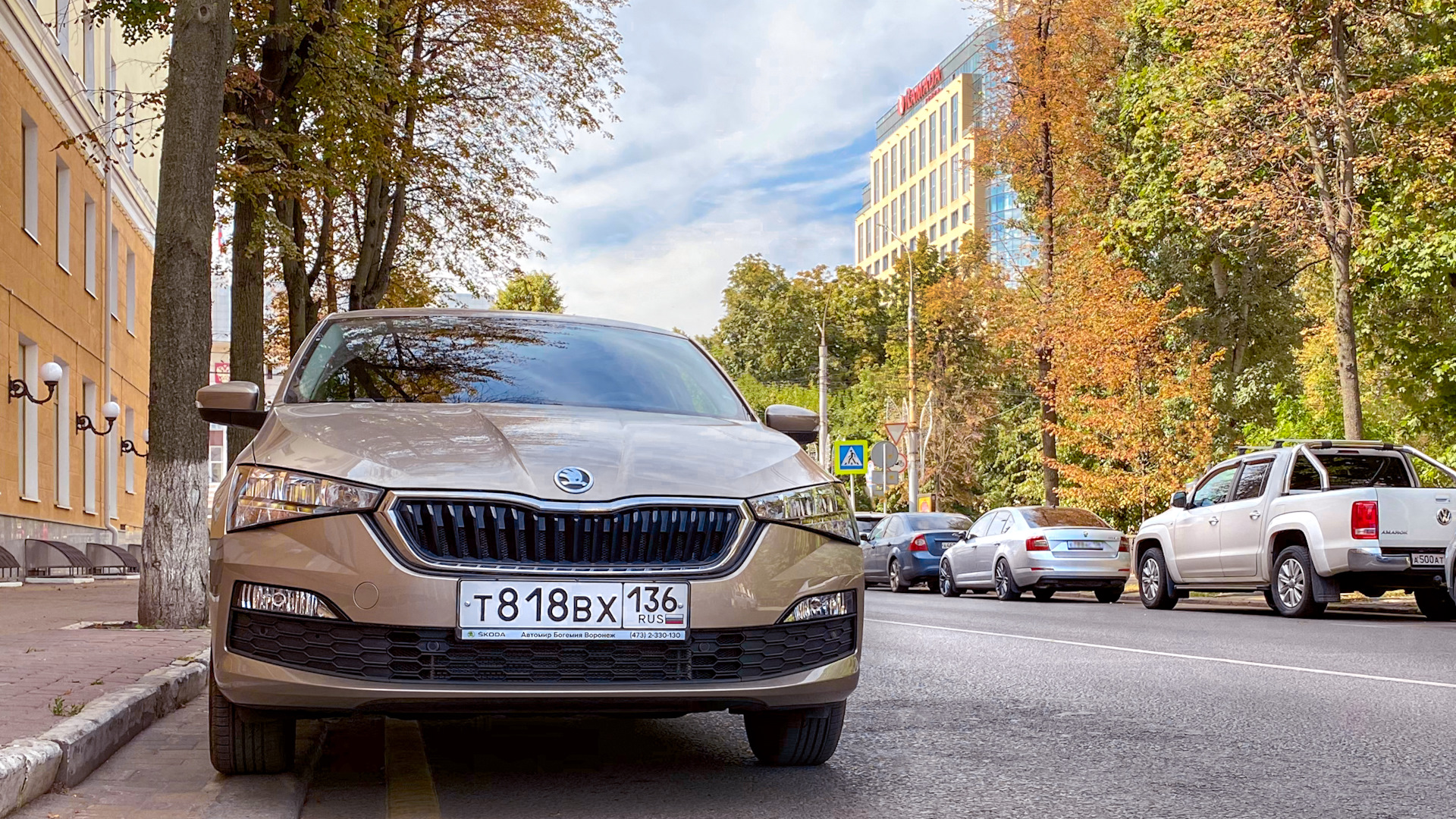 Skoda Rapid (2G) 1.6 бензиновый 2020 | Sheen, первый 2G VRN на DRIVE2