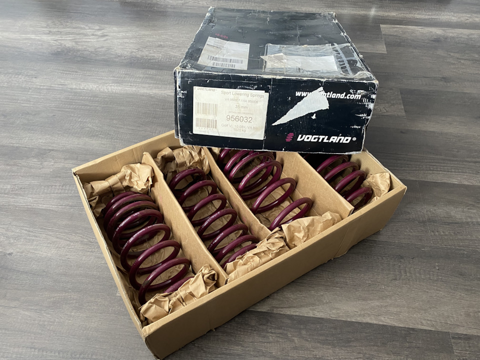 Продам пружины Vogtland -35 (ПРОДАНО) — Volkswagen Jetta VI, 1,4 л ...
