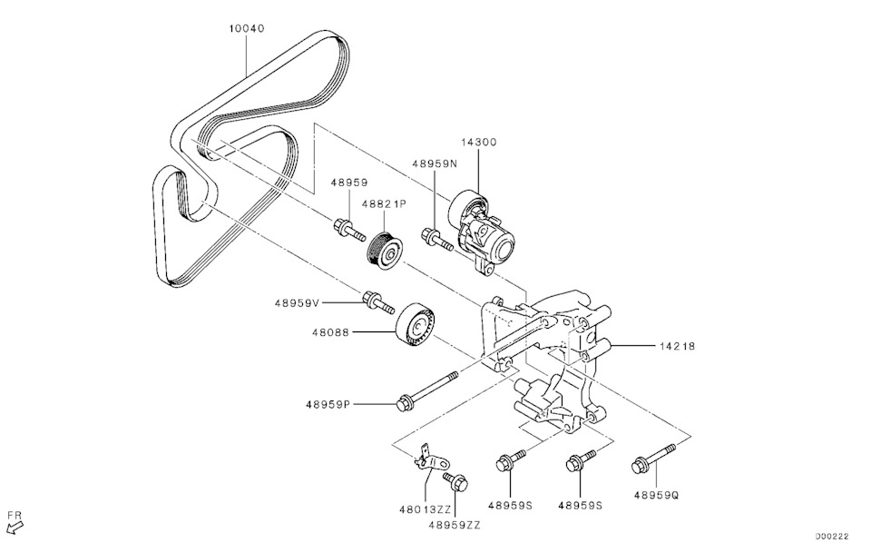 Замена приводного ремня 2.0 4b11 — КАК? — Mitsubishi ASX, 2 л, 2013 ...