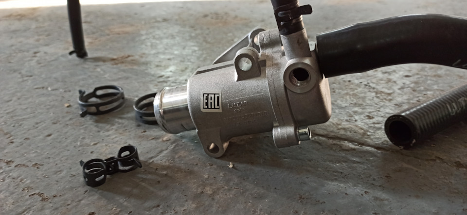 [Подкапотка] СОД|Переход на Granta термос с подогревом ДУ(дроссельного ...