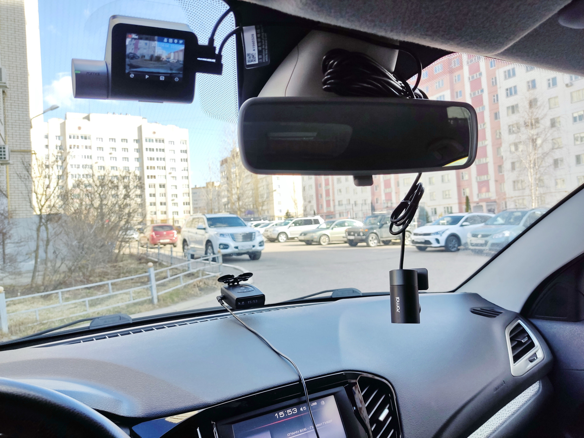 Новый регистратор сяоми и камера заднего вида. — Lada Vesta SW Cross ...