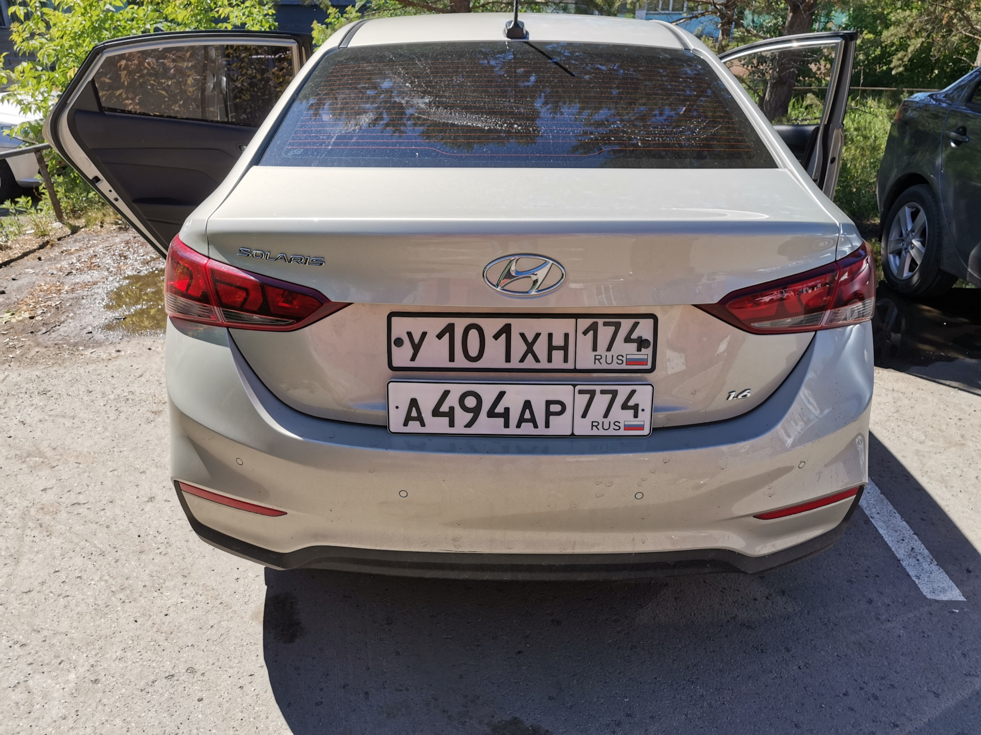 22 Замена номеров — Hyundai Solaris (2G), 1,6 л, 2018 года | налоги и  пошлины | DRIVE2