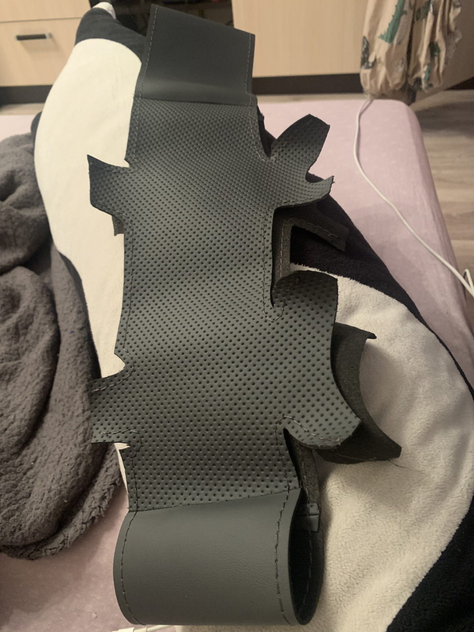 47. Перетяжка руля, установка обогрева — Mitsubishi Chariot (3G), 2,4 л ...