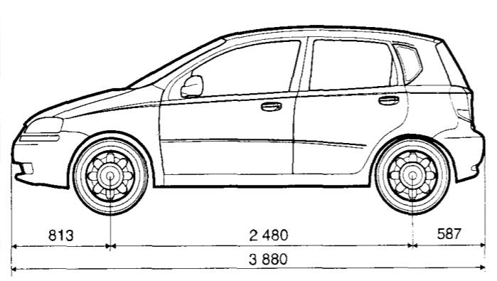 Как нарисовать шевроле авео т300