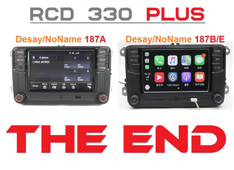 Штатные магнитолы RCD 330 Plus. Вот и все. Конец истории! — vagtuner.ru ...