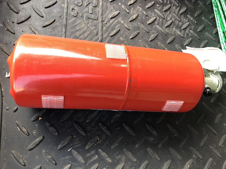 Снова держатель для огнетушителя — Honda CR-V (RE), 2,4 л, 2008 года ...