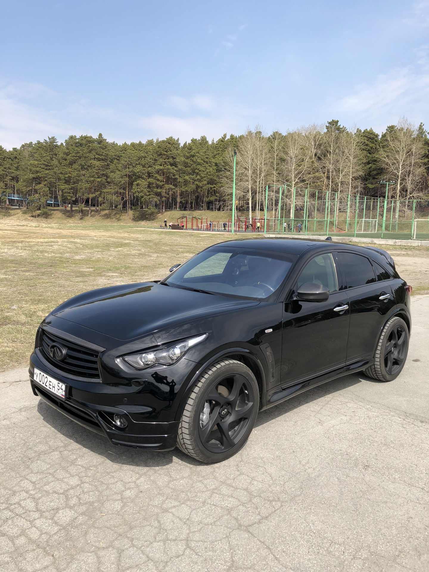 Infiniti qx70 Black Tuning