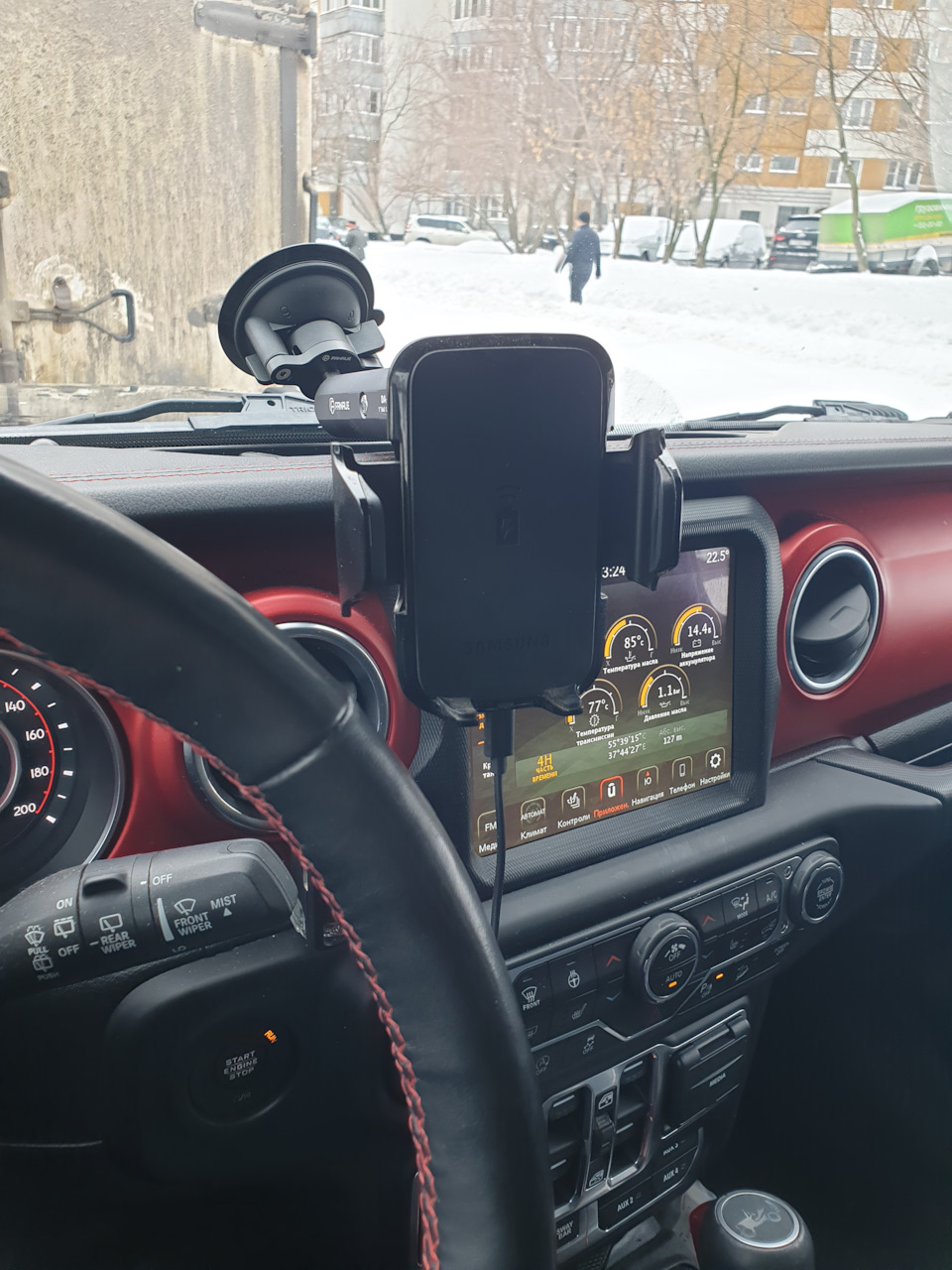 Держатель для телефона. Наконец, закрыл вопрос. — Jeep Wrangler (JL), 2 л,  2019 года | аксессуары | DRIVE2