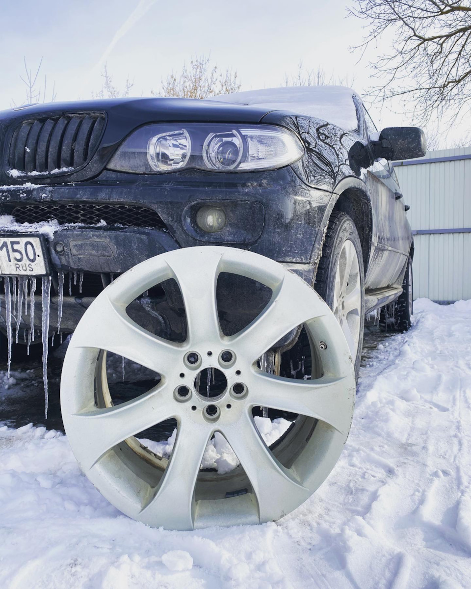 🖤 Диски на лето-168 стиль R20 ждёт сезон 🖤 — BMW X5 (E53), 4,8 л, 2005  года | колёсные диски | DRIVE2