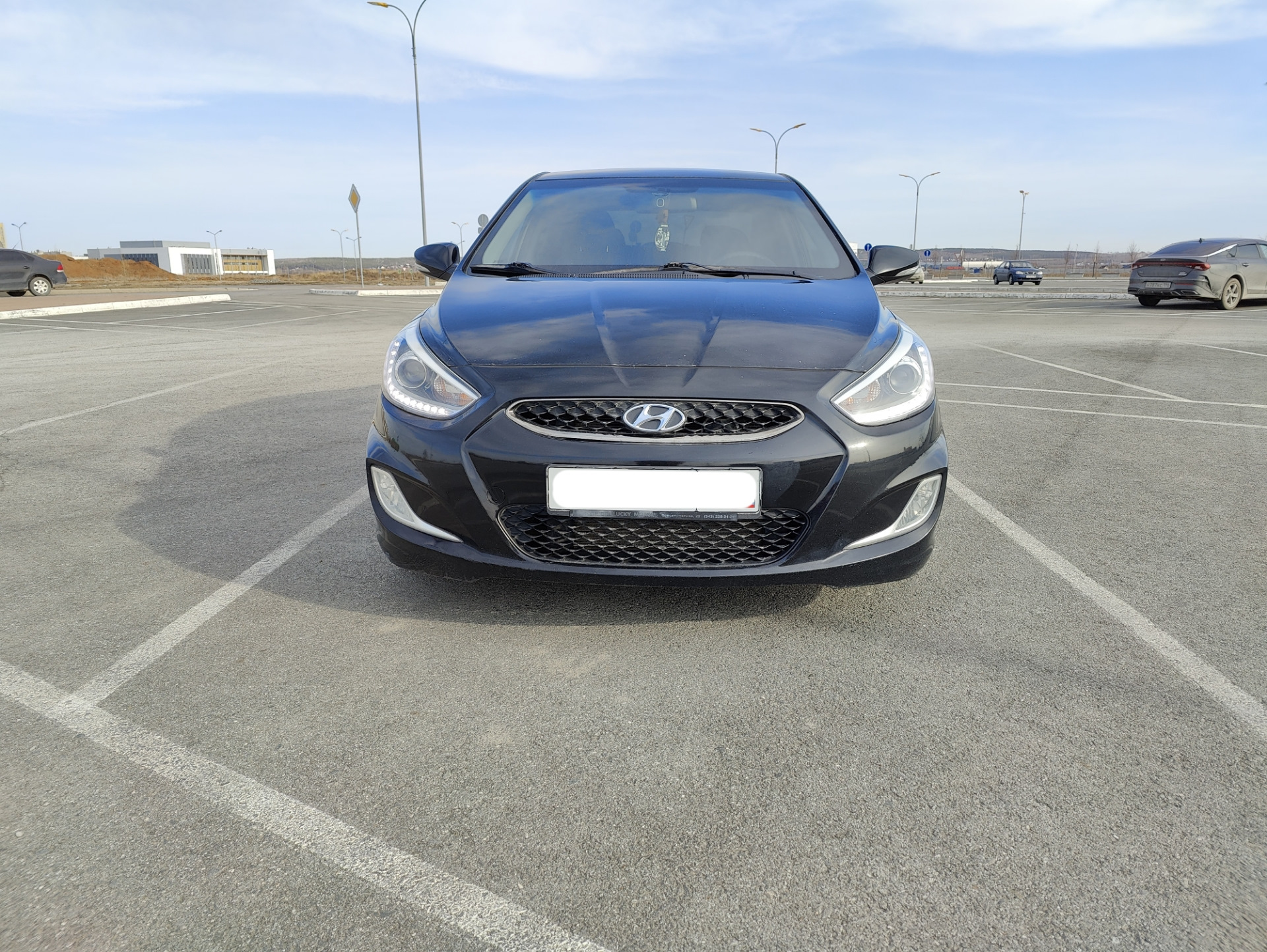 Изменения по внешке — Hyundai Solaris, 1,6 л, 2012 года | стайлинг | DRIVE2