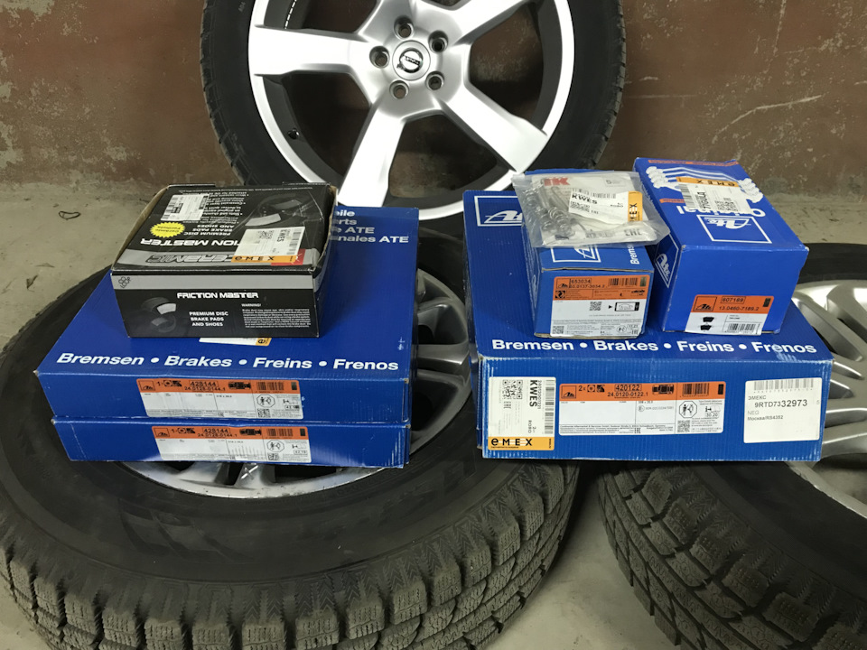 Про тормоза: замена дисков, колодок, регулировка ручника — Volvo XC90 ...