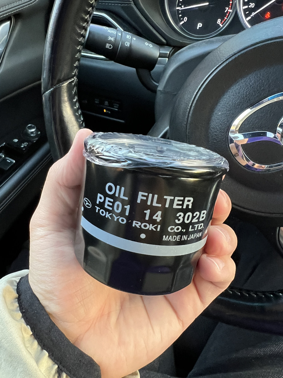 Поддельный масляный фильтр Mazda — Mazda CX-5 (2G), 2,5 л, 2017 года ...