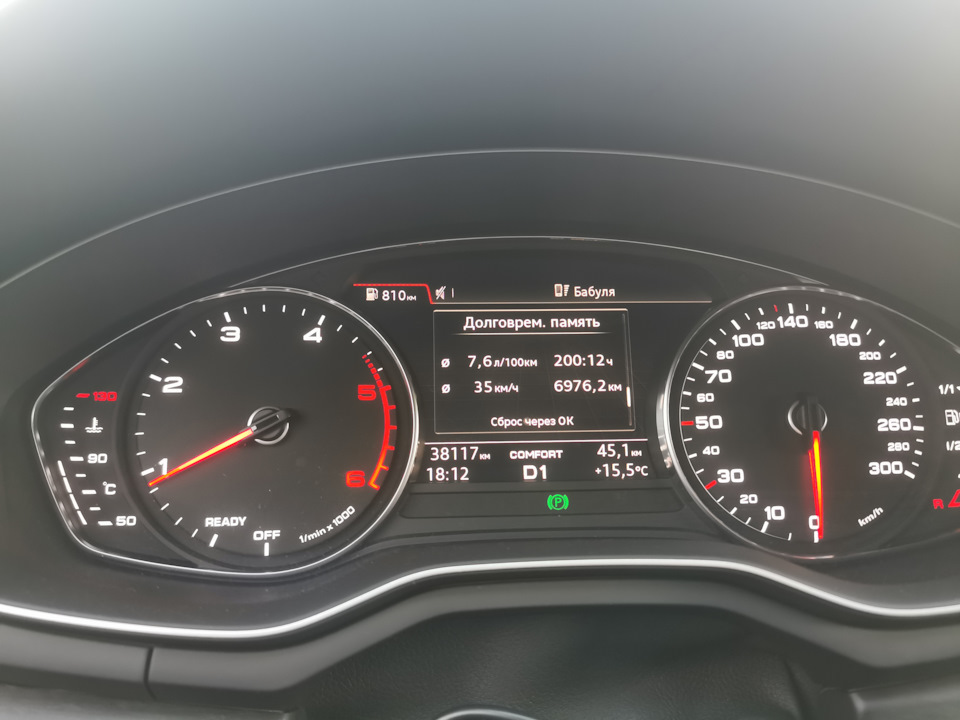 Про перелив масла, сервисы и расход топлива — Audi A4 (B9), 2 л, 2018 ...