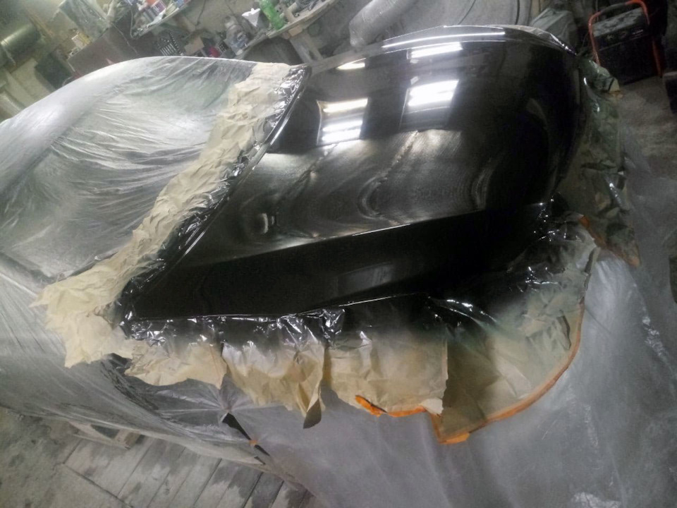 Окраска капота и двери багажника — Subaru Outback (BR), 2,5 л, 2010 ...
