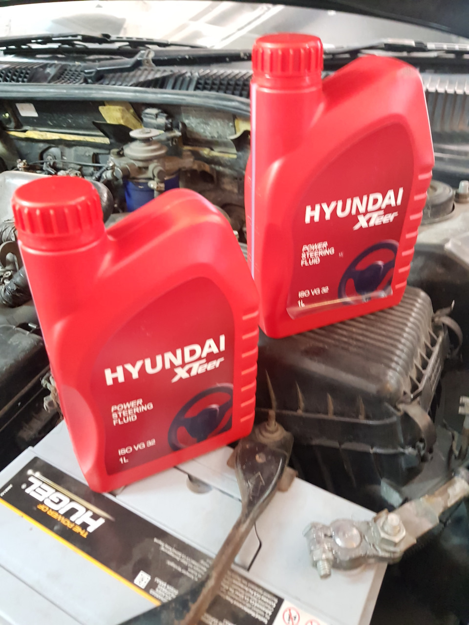 Замена жидкости в ГУР. — Toyota Caldina (190), 2 л, 1993 года ...