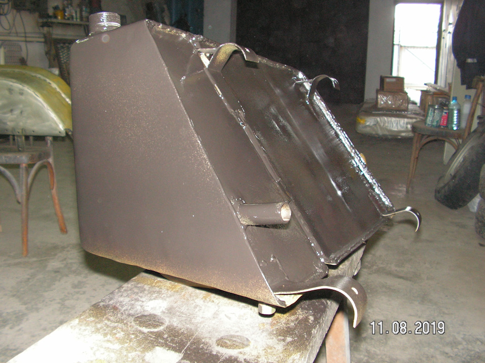 Бензобак и гидробак. Третья часть. — Самодельный минитрактор, 1,5 л ...