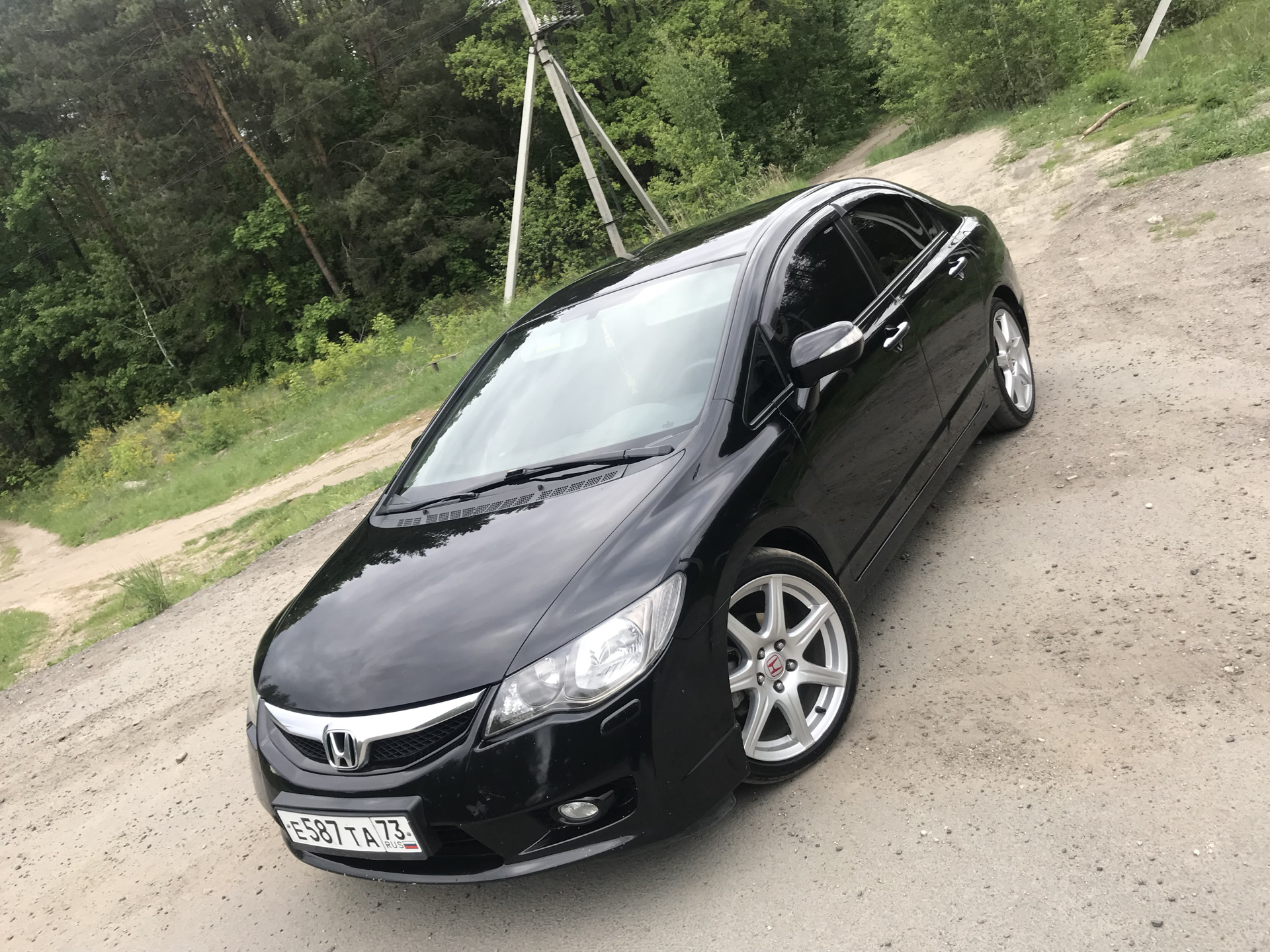 Honda Civic 2008 черный