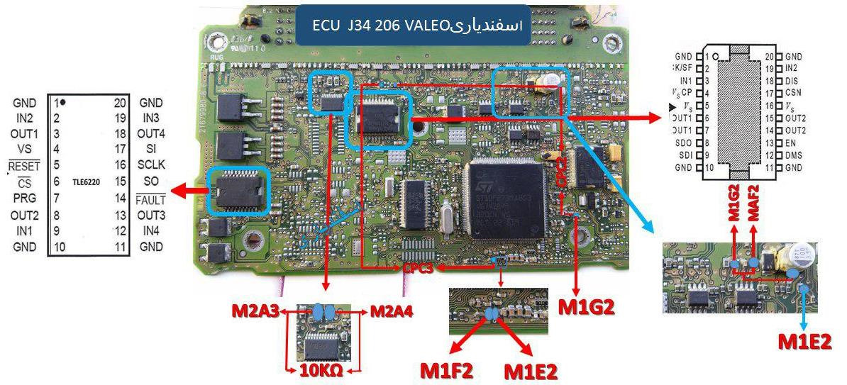 valeo j34p распиновка