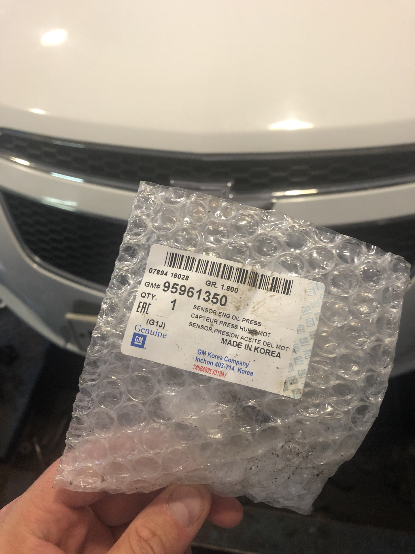 Замена датчика давления масла — Chevrolet Cruze Hatchback, 1,6 л, 2012 ...