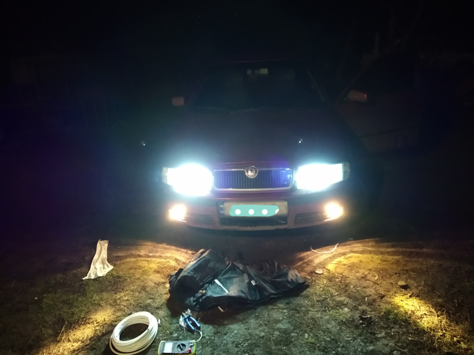 Колхозим птф в бампер Octavia tour — DRIVE2