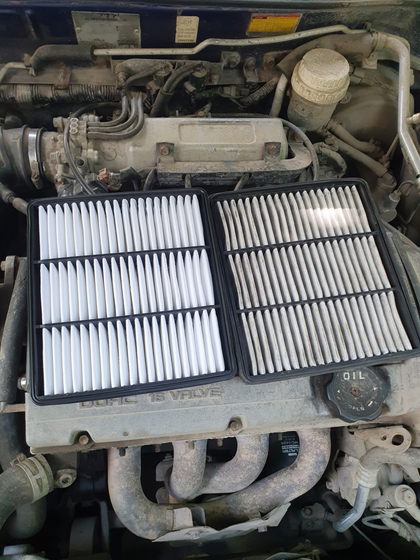 Масло и фильтр — Proton Putra, 1,8 л, 1999 года | визит на сервис | DRIVE2