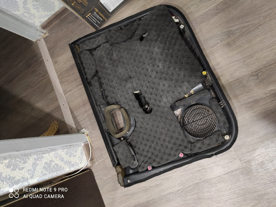 Шумоизоляция передних дверей и дверных карт — Hyundai Tucson (JM), 2 л ...