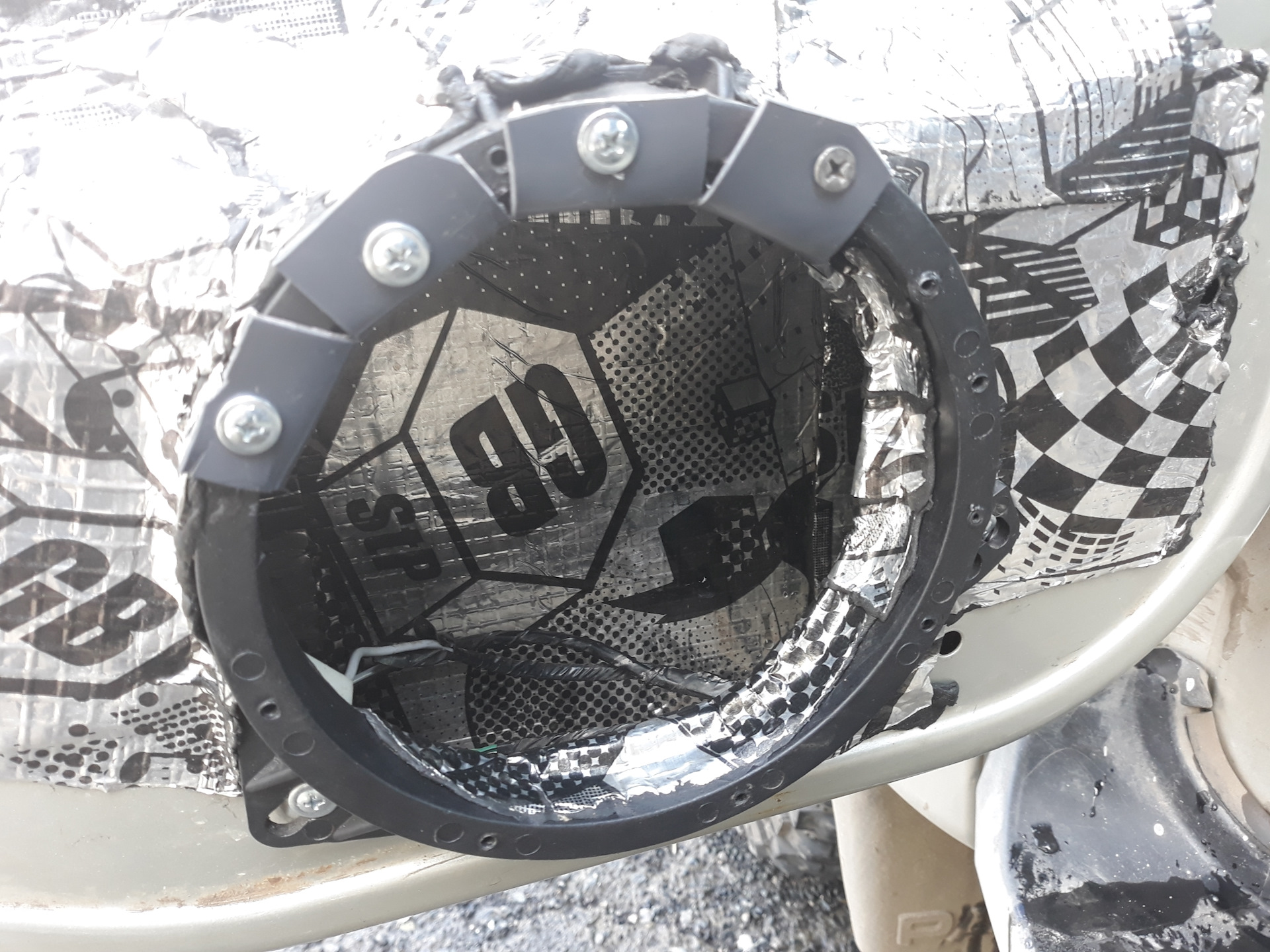 Козырёк для динамика — УАЗ Patriot, 2,7 л, 2015 года | своими руками ...