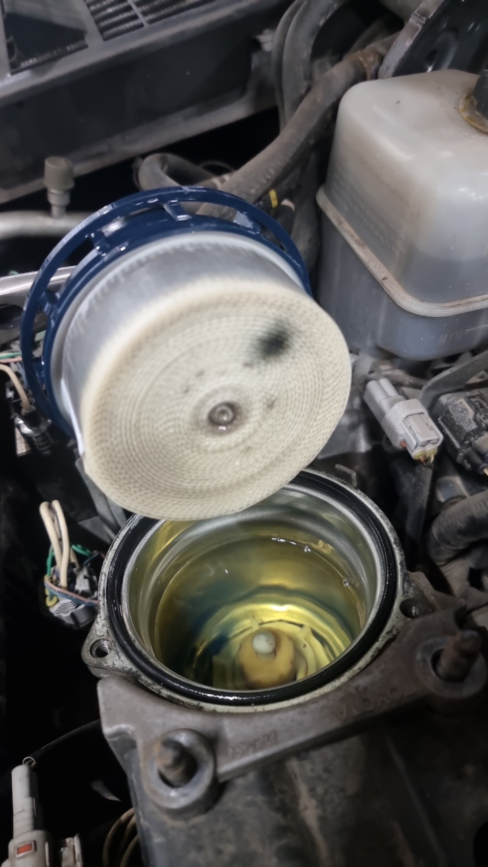 Fuel filter maintenance reqd land cruiser 200