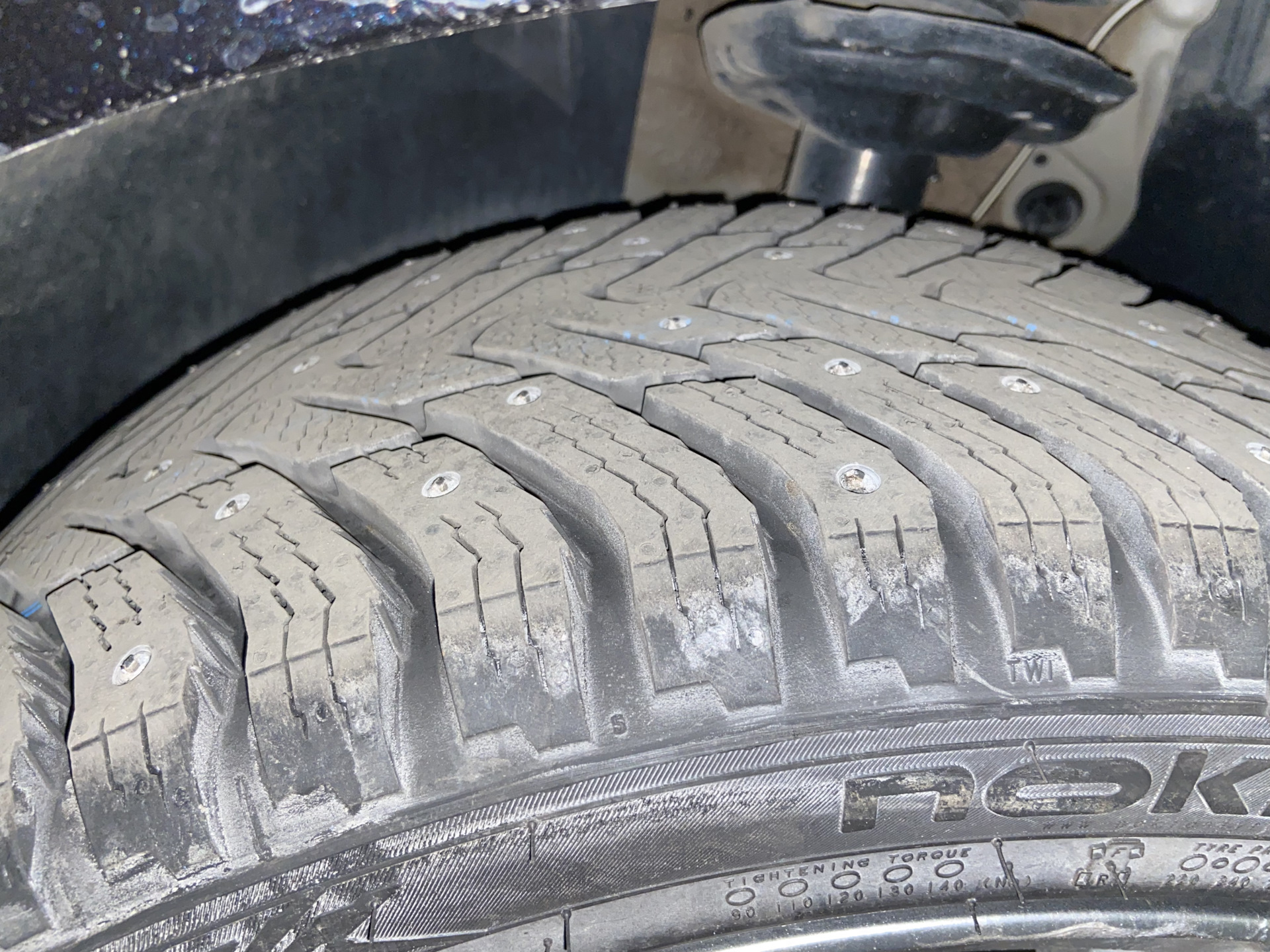 Сезонный шиномонтаж, прикатка шин — Skoda Octavia A8 Mk4, 1,4 л, 2020 ...