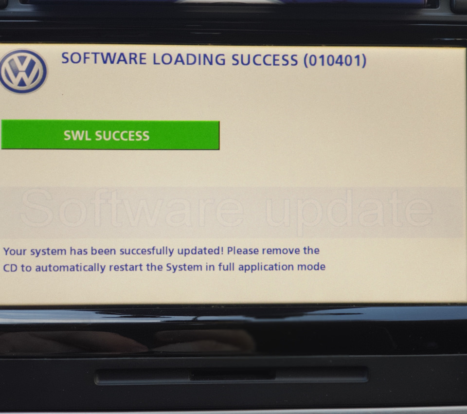 Запись 8. Обновление прошивки RNS-510 — Volkswagen Passat Variant (B7 ...