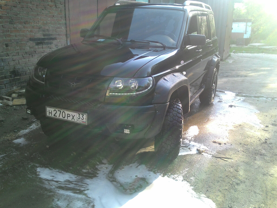 расширители арок Lapter — УАЗ Patriot, 2,7 л, 2005 года | тюнинг | DRIVE2