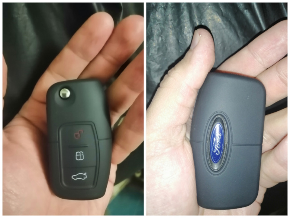 Далее из 'поднебесной' заказал себе чехол на ключ и повесил на второй. Что бы хоть его сохранить в 'девственном' виде))) — Ford Fiesta Sedan