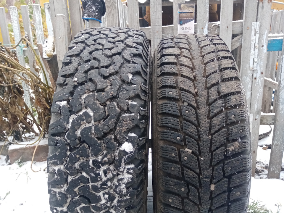 Переход на зимнюю резину, или BFGoodrich АТ не для зимы — Lada 4x4 3D ...