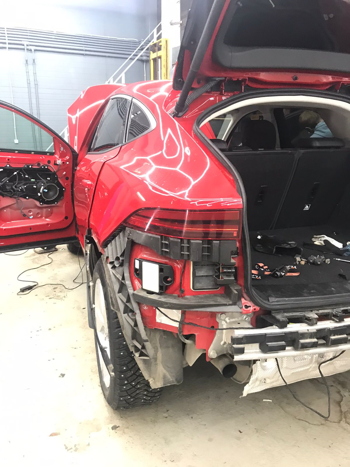 Установка системы контроля “слепых зон” BSD BSA BSM на кота — Jaguar E ...