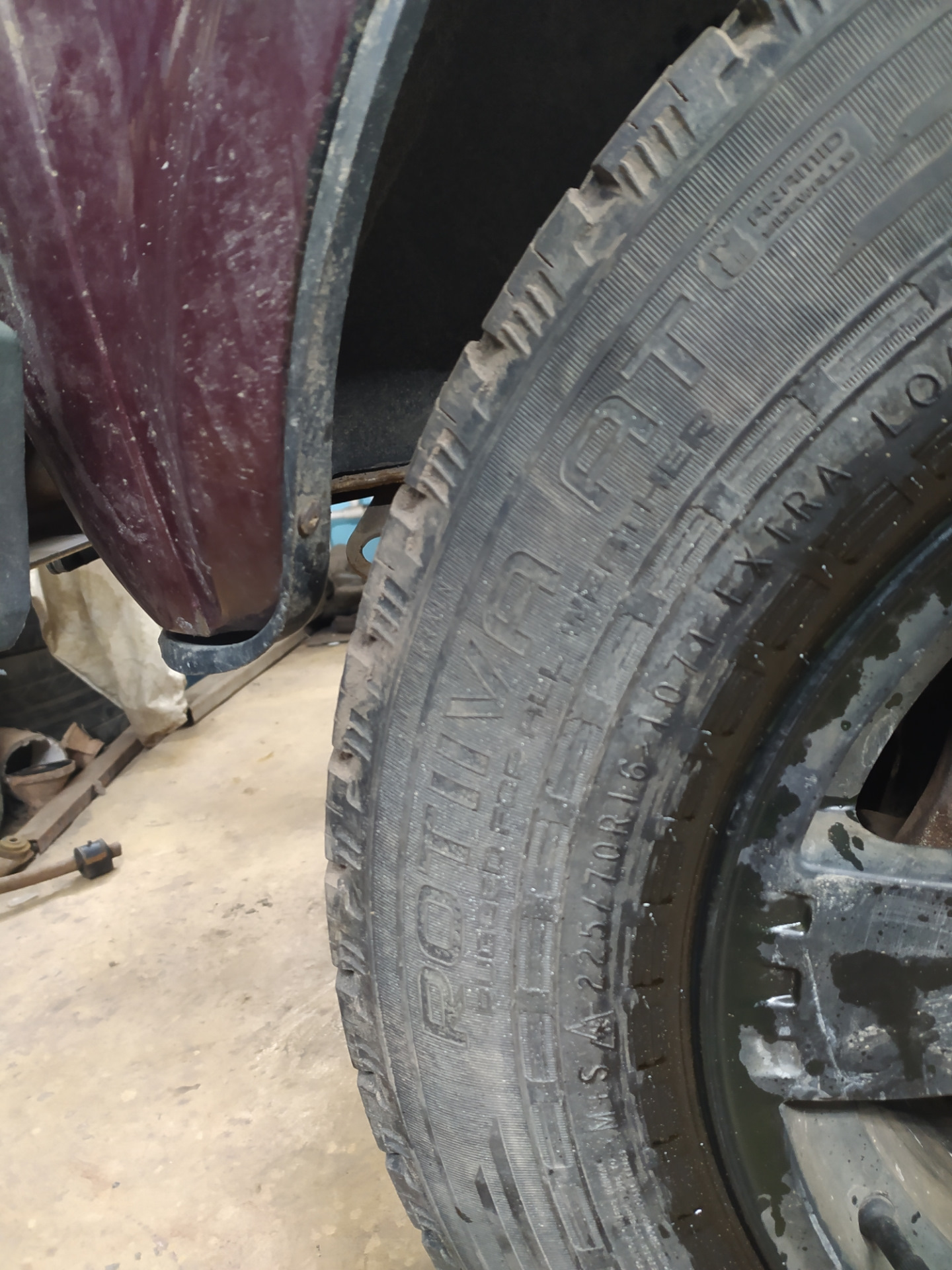 225/70/R16 + лайт лифт — Lada 4x4 3D, 1,7 л, 2011 года | шины | DRIVE2