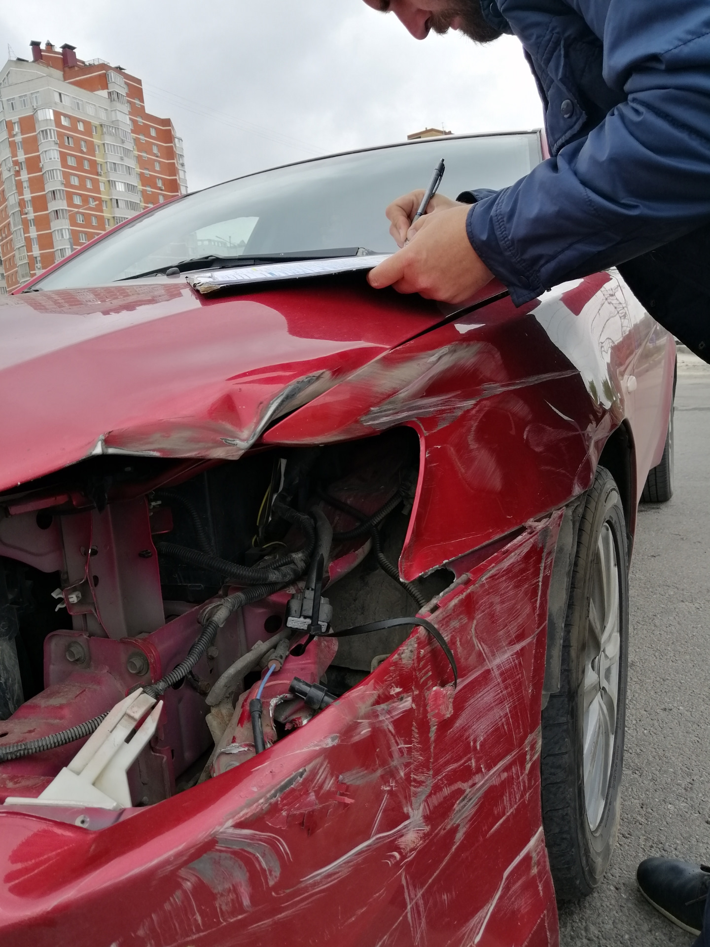 Было ДТП, ребята подскажите как называется данная запчасть — Mitsubishi ...