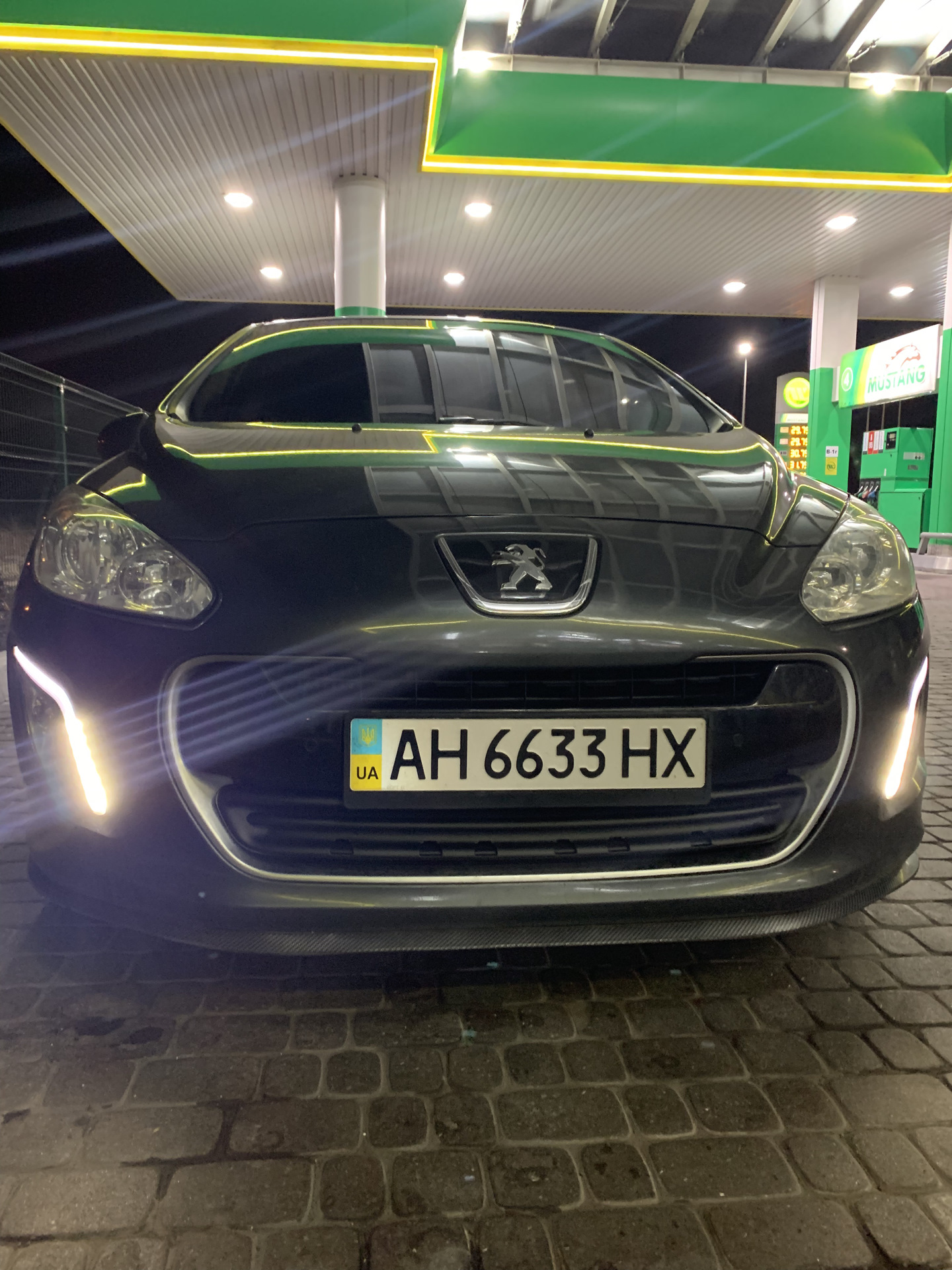 Зимняя заглушка бампера — Peugeot 308 (1G), 1,6 л, 2011 года | тюнинг ...