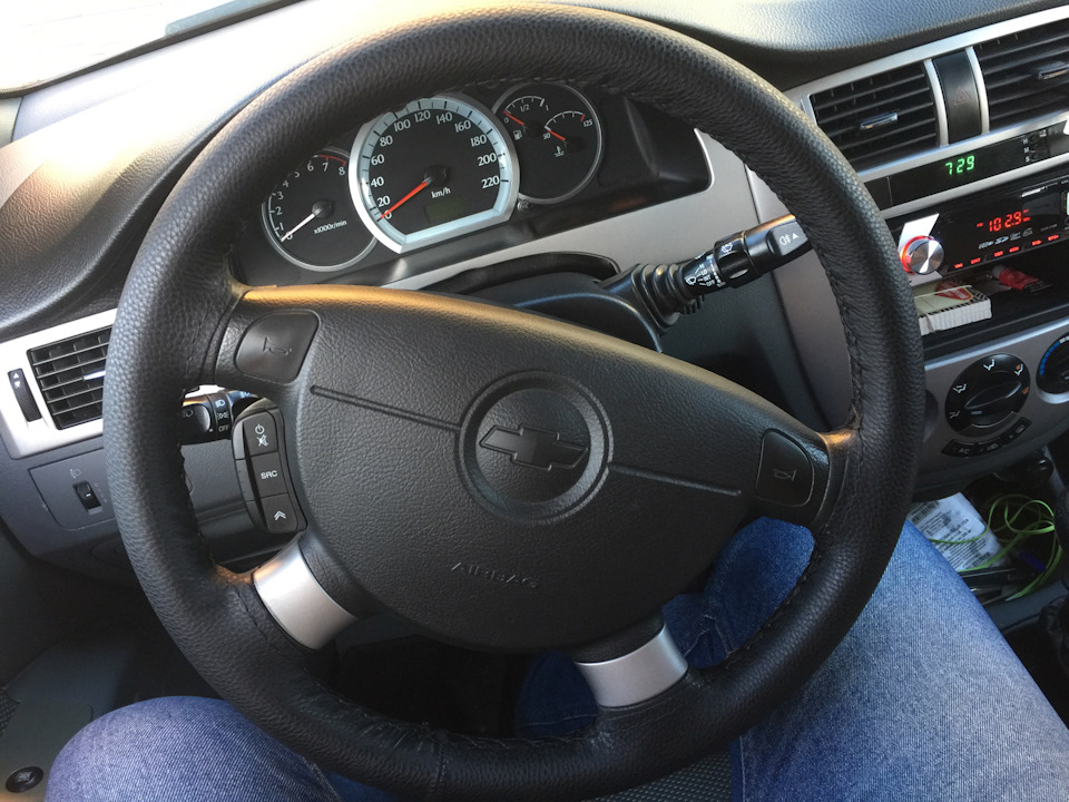 Как снять руль на шевроле лачетти седан Замена Оплётки Руля - Chevrolet Lacetti Sedan, 1,6 л, 2009 года другое DRIVE2