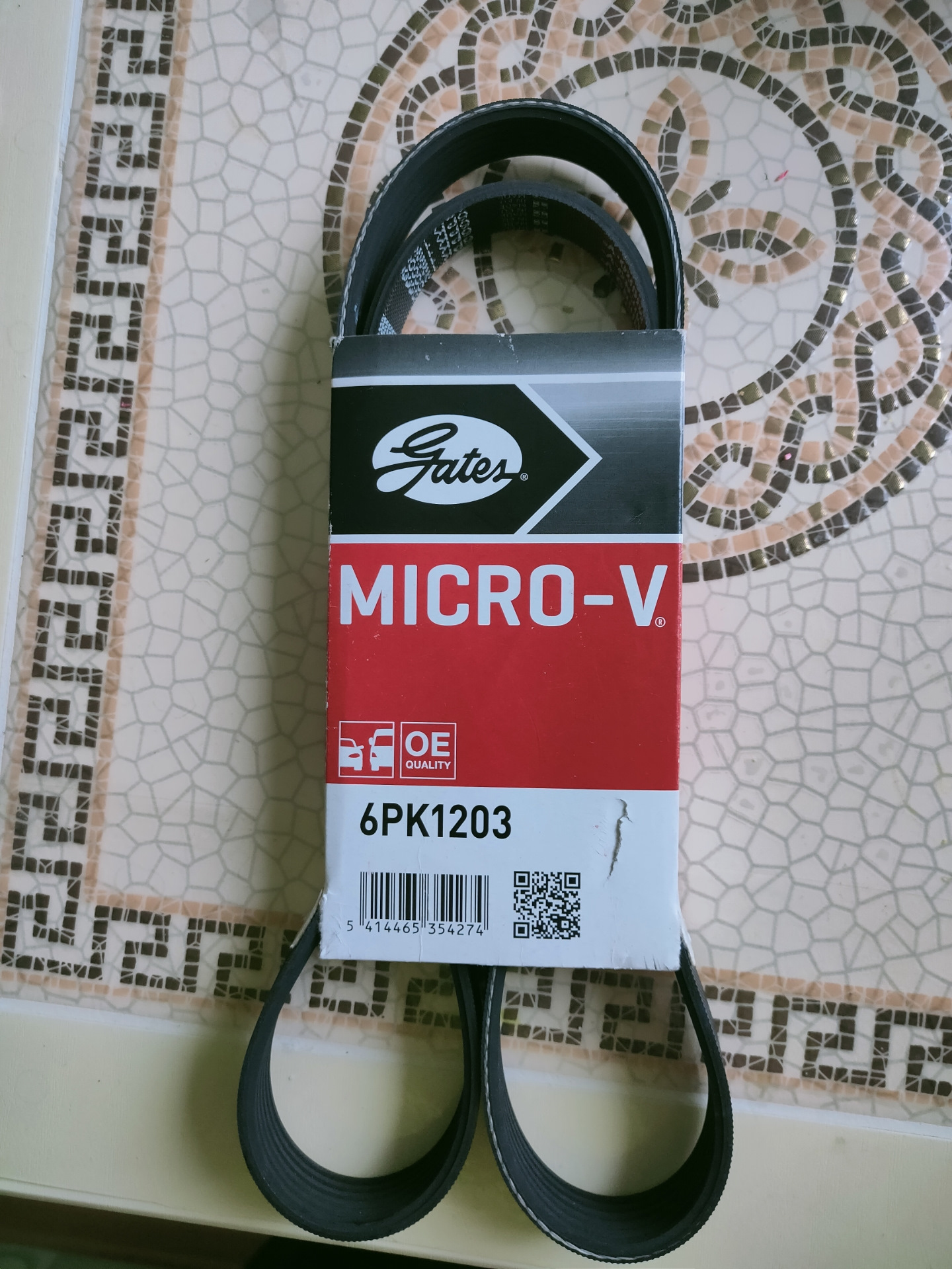 Ремень генератора Gates 6PK1203 на Renault Megane 2 — Renault Megane II ...