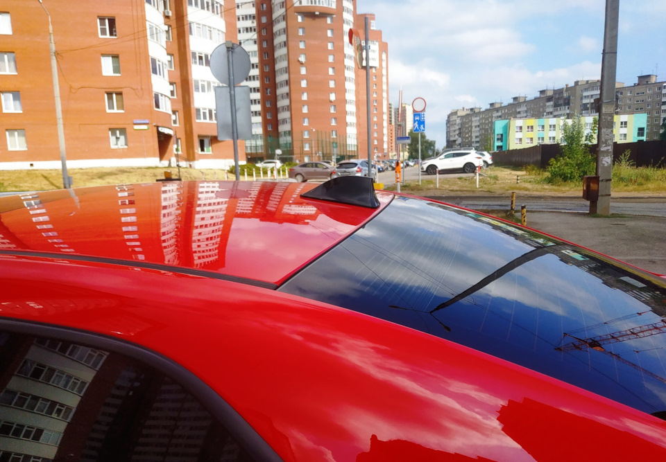 #6. Плавничек — KIA Cerato Koup (1G), 2 л, 2011 года | аксессуары | DRIVE2