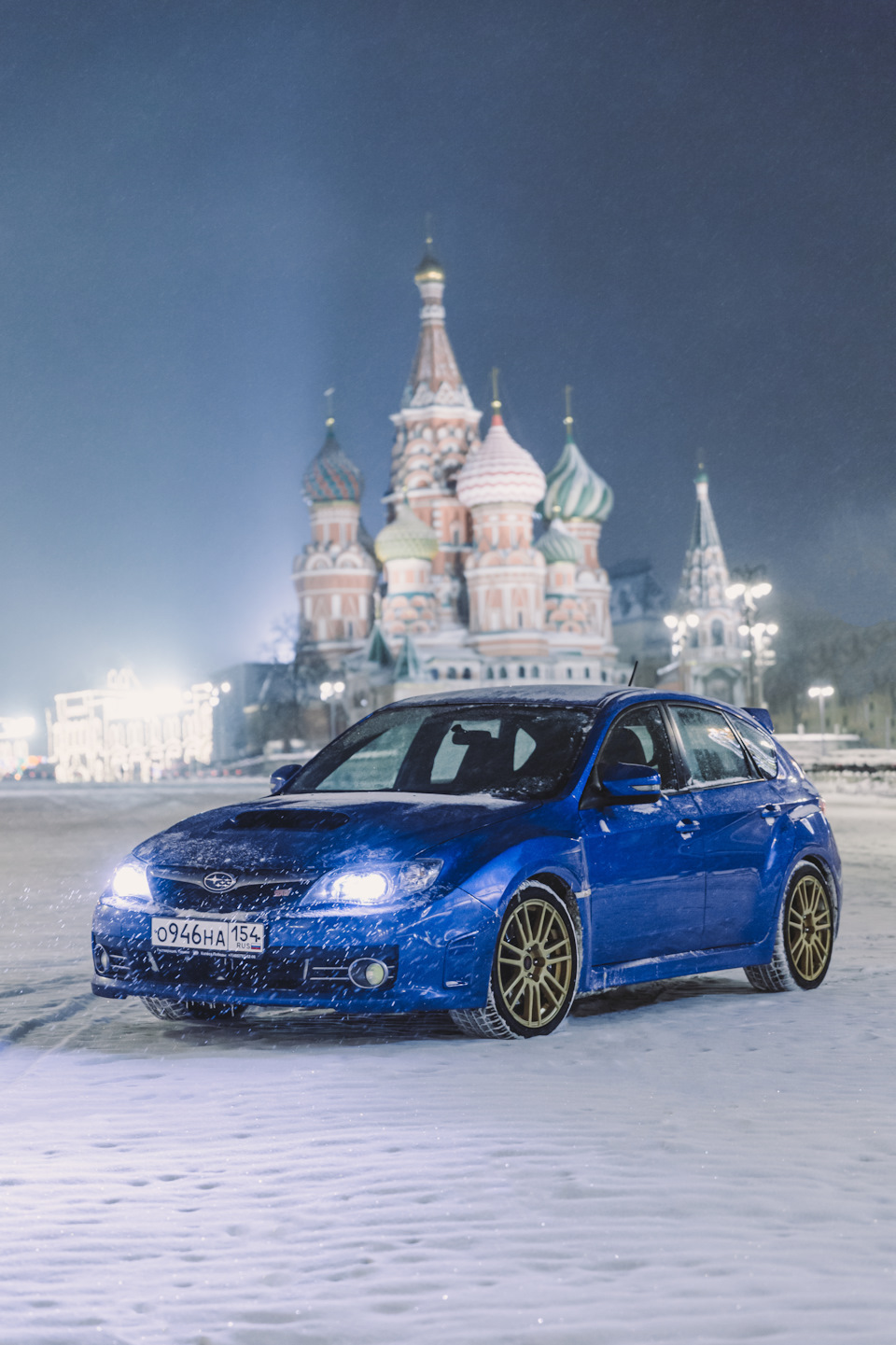 Это ОНА по Москве ночью каталась, сейчас дома уже — Subaru Impreza WRX STI  (GV/GR), 2,5 л, 2008 года | фотография | DRIVE2