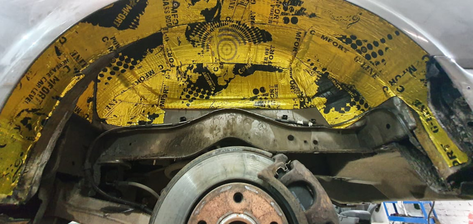 Шумка арок 🔉 — Skoda Superb Mk2, 1,8 л, 2014 года | автозвук | DRIVE2